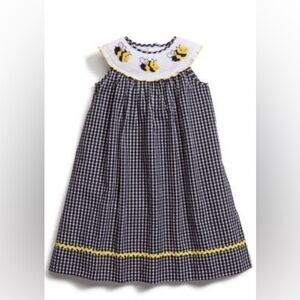 Marmellata smocked bee dress